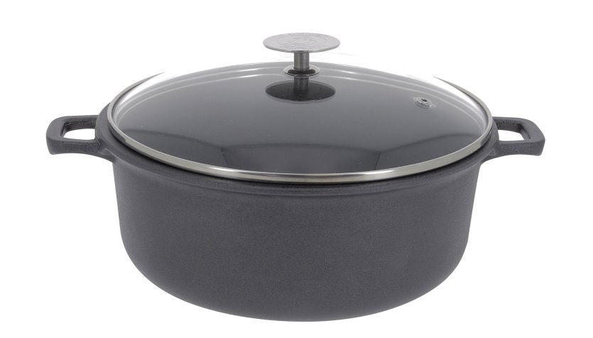 Debuyer - Choc Extreme, Stewpan 2 Handles w/Glass Lid, 24cm