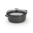 Debuyer - Choc Extreme, Stewpan 2 Handles w/Glass Lid, 24cm