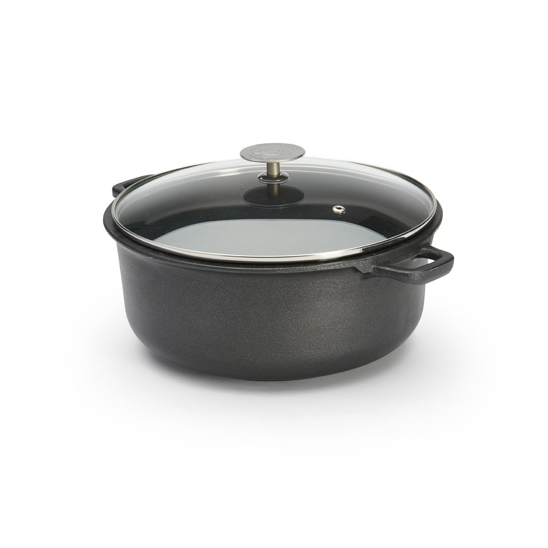 Debuyer - Choc Extreme, Stewpan 2 Handles w/Glass Lid, 24cm