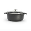 Debuyer - Choc Extreme, Stewpan 2 Handles w/Glass Lid, 24cm
