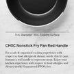 Debuyer - Choc, Frypan Round Non-Stick 28cm Red Handle