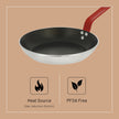 Debuyer - Choc, Frypan Round Non-Stick 28cm Red Handle