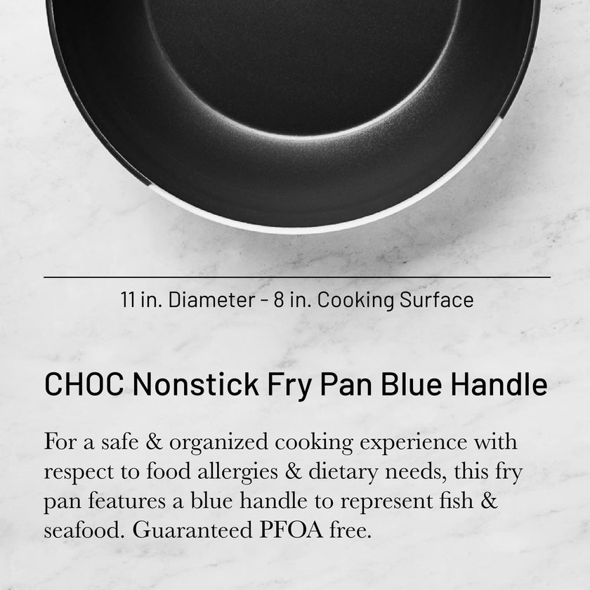 Debuyer - Choc, Frypan Round Non-stick 28cm Blue Handle