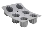 Debuyer - Elastomoule Bordelais Fluted Cakes Silicone Mold 6