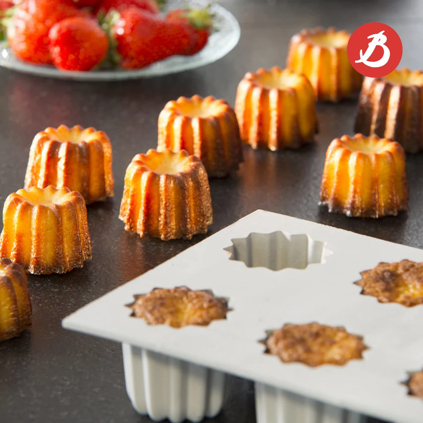Debuyer - Elastomoule Bordelais Fluted Cakes Silicone Mold 6