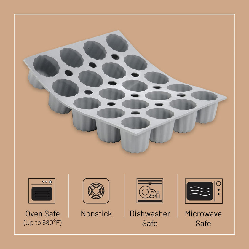 Debuyer - Elastomoule Bordelais Mini Silicone Mold 20