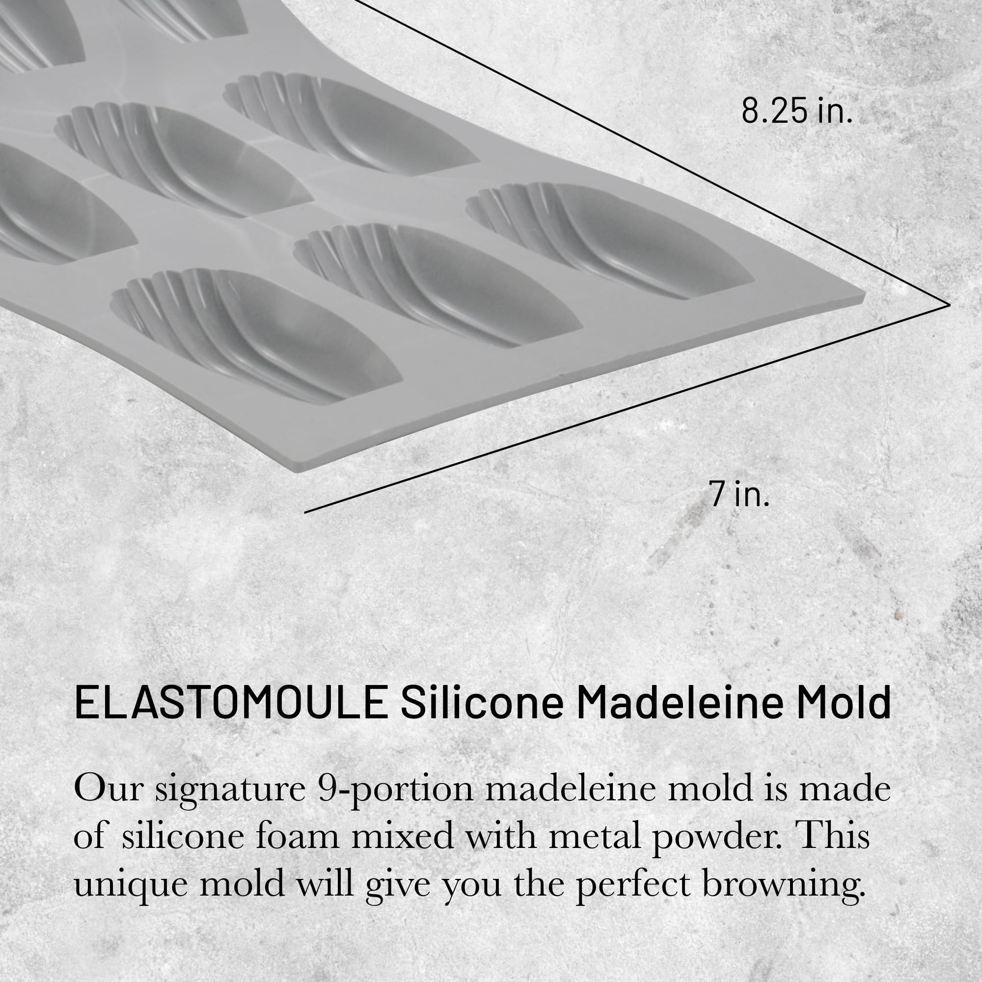 Debuyer - Elastomoule Madeleines Silicone Mold 8