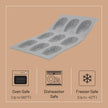 Debuyer - Elastomoule Madeleines Silicone Mold 8