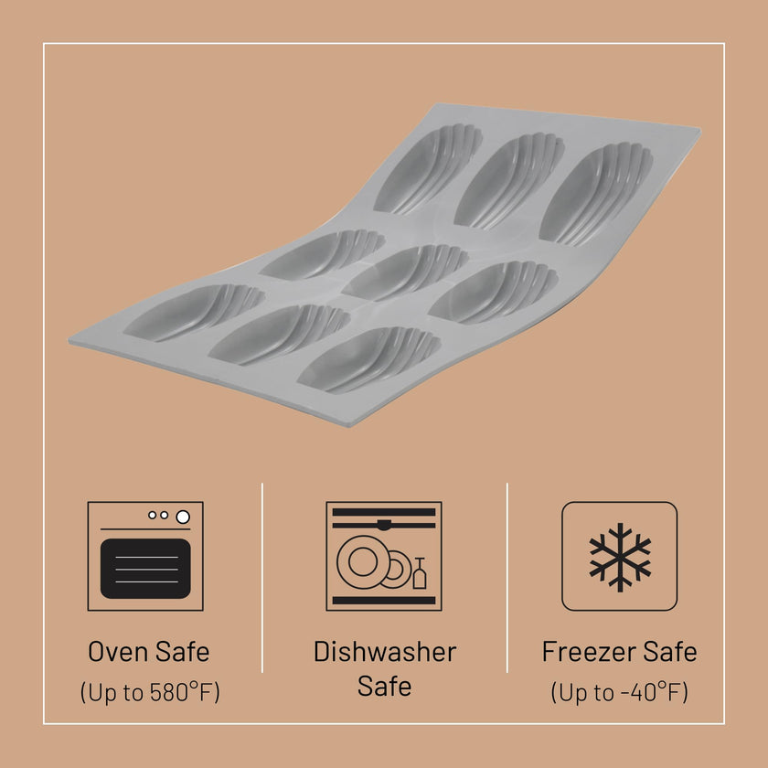 Debuyer - Elastomoule Madeleines Silicone Mold 8