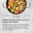 Debuyer - Mineral B, Country Frypan 28cm 2 Handles