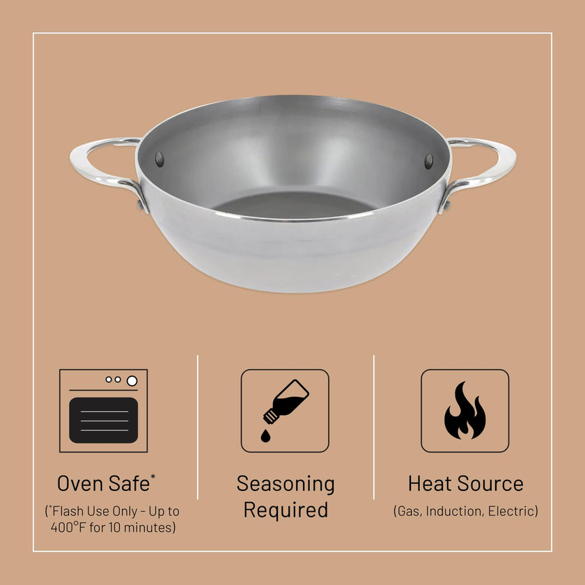 Debuyer - Mineral B, Country Frypan 28cm 2 Handles