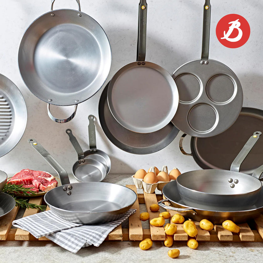 Debuyer - Mineral B, Country Frypan 28cm 2 Handles