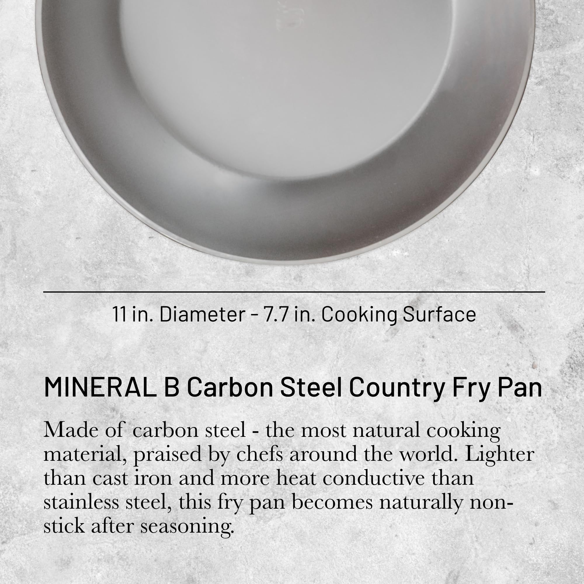 Debuyer - Mineral B Element, Country Frypan 28cm