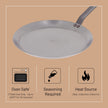 Poêle à crêpes en acier rond Debuyer - Mineral B Element, 26 cm