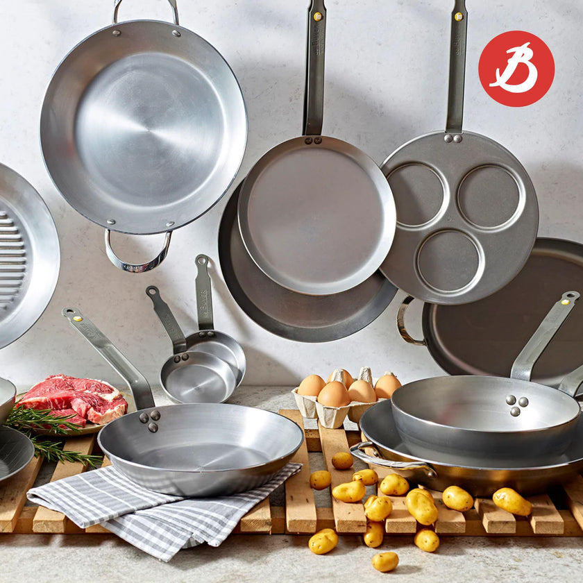 Debuyer - Mineral B Element, Steel, Frypan 36cm, Round