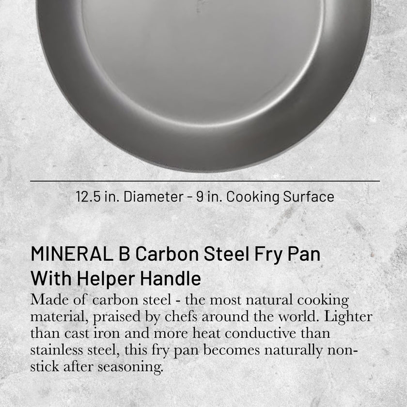 Poêle en acier Debuyer - Mineral B Pro, diamètre 32 cm