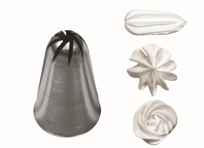 Debuyer - SS Rose Nozzle - 8 Point 1.1cm