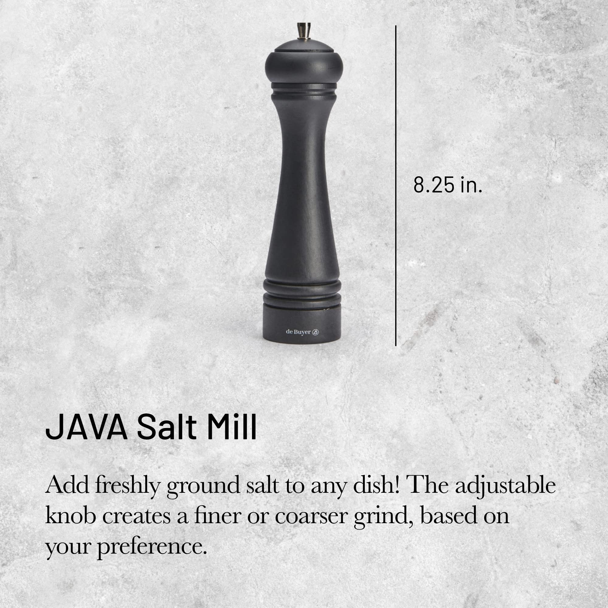 Debuyer - Salt Mill, SS Mechanism 21cm/8.27