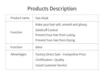 Deep Moisturizing Hair Mask Soft Hair Conditioner Hair Care