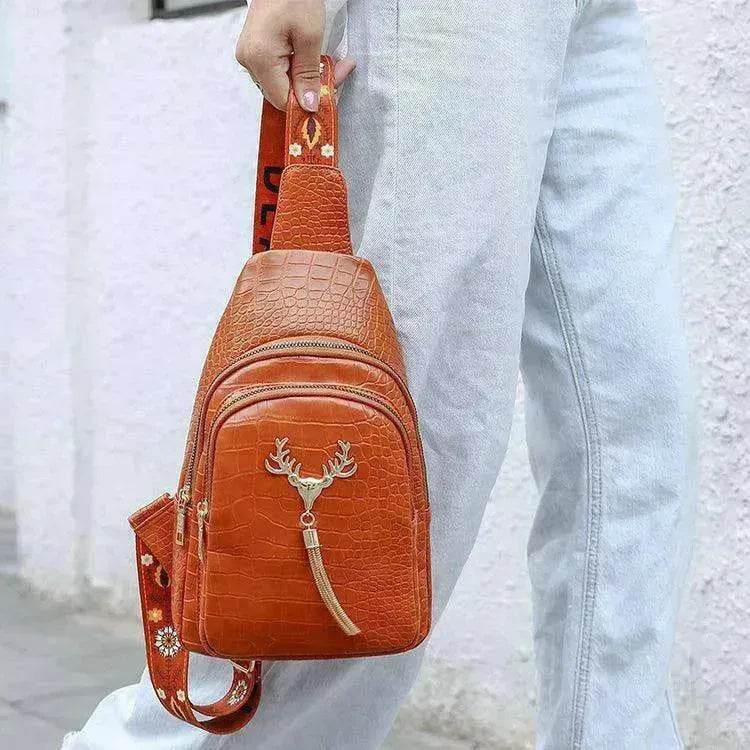 Deer Tassel Design Crossbody Bag For Women