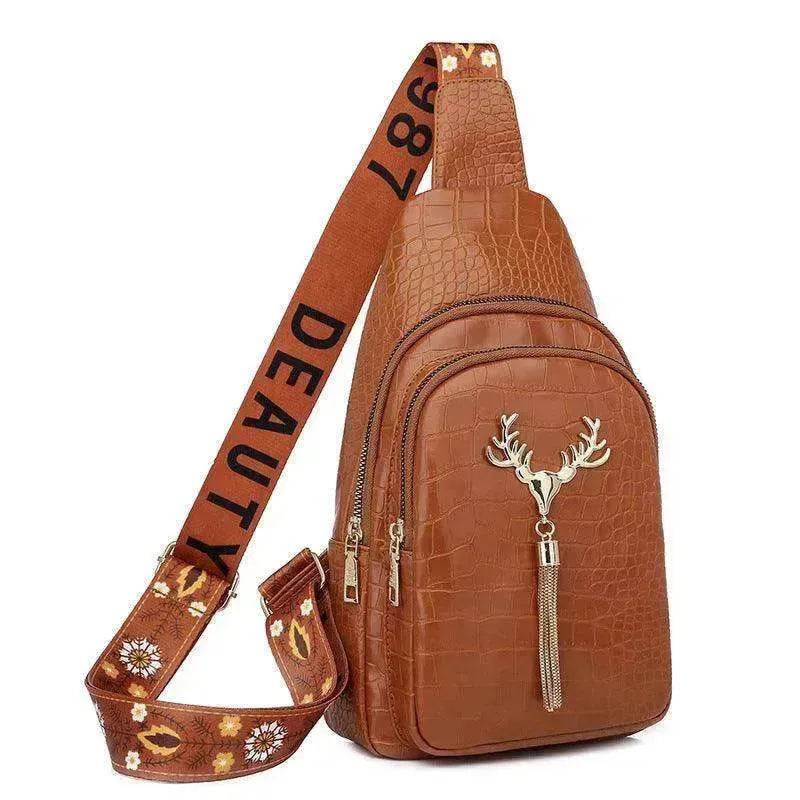 Deer Tassel Design Crossbody Bag For Women