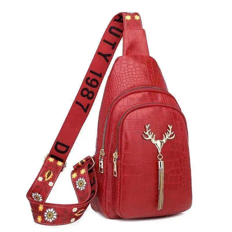 Deer Tassel Design Crossbody Bag For Women