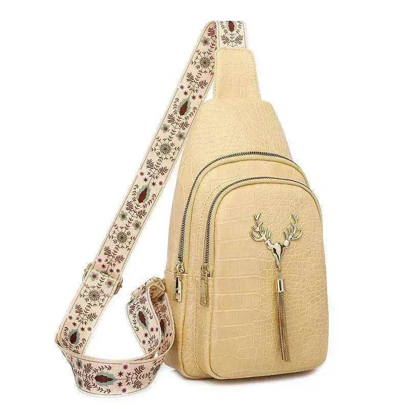 Deer Tassel Design Crossbody Bag For Women