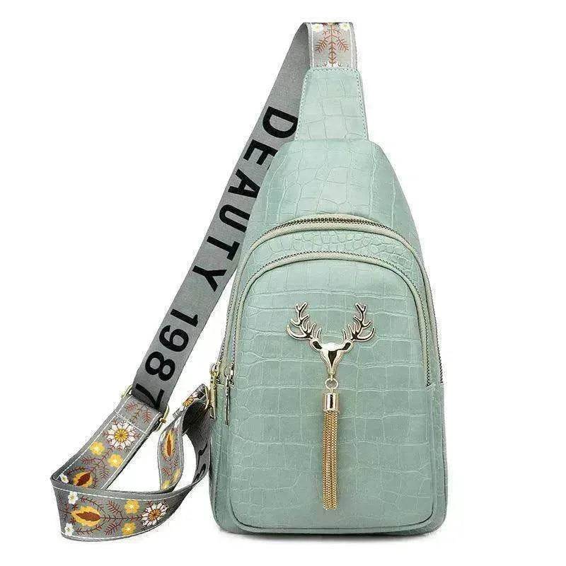 Deer Tassel Design Crossbody Bag For Women