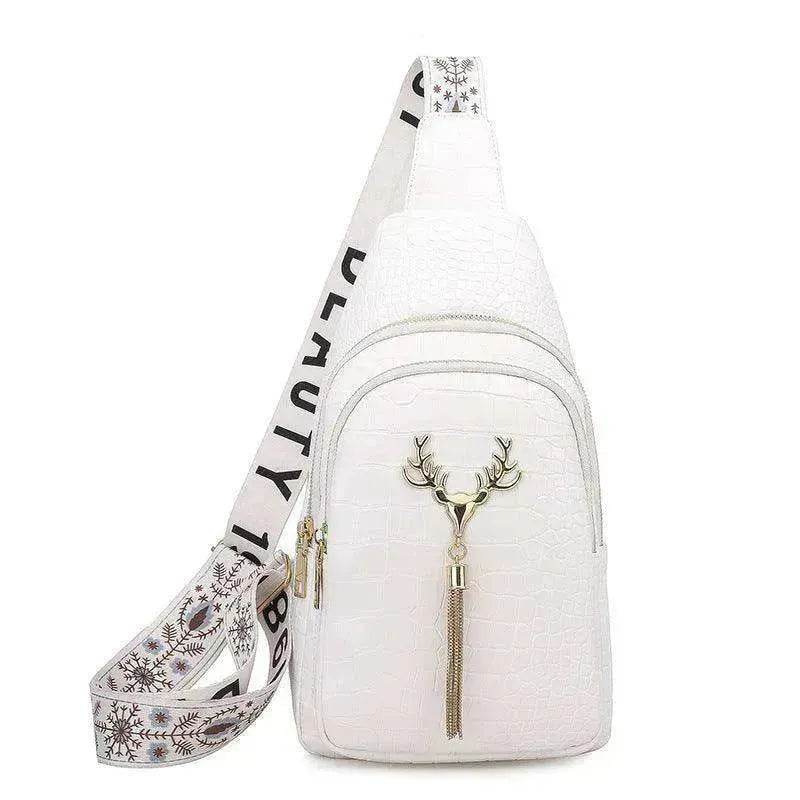 Deer Tassel Design Crossbody Bag For Women