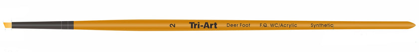 Tri-Art Artist Brushes - Short Synthetic - WC/Acryl - Deer Foot - 2