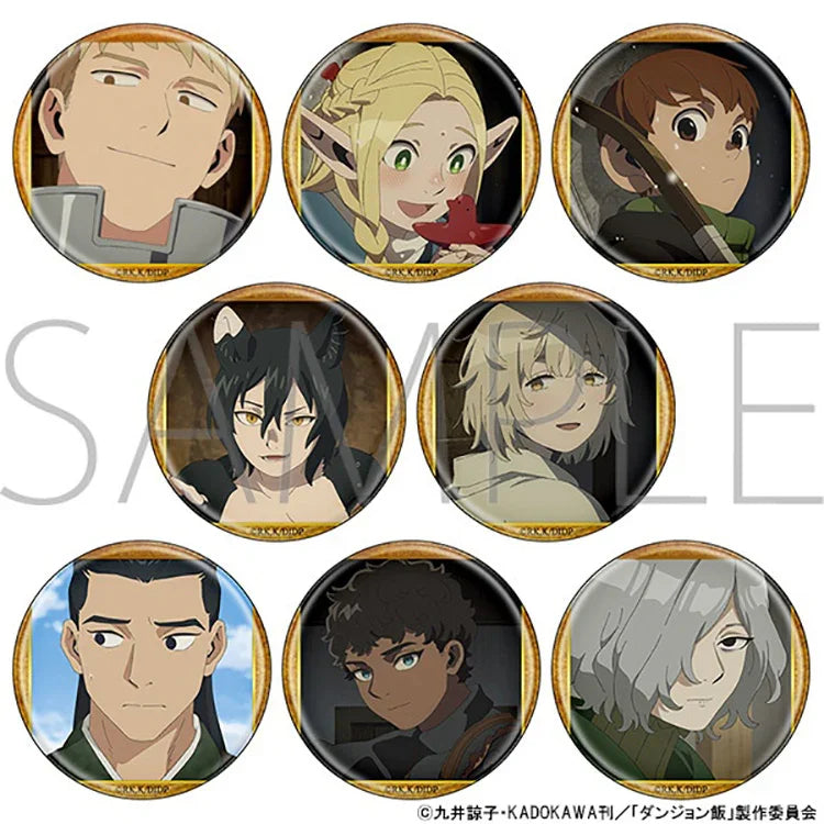 Delicious in Dungeon Anime Merch - Chara Badge Collection A