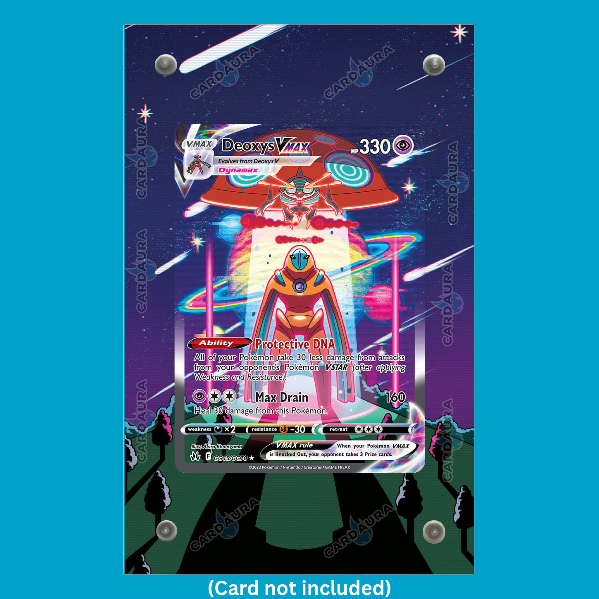 Deoxys VMAX GG45/GG70 Crown Zenith (Ungraded) Display Case