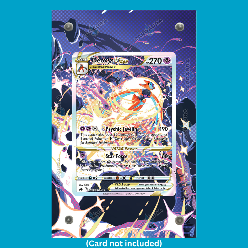 Deoxys VSTAR GG46/GG70 Crown Zenith (Ungraded) Display Case