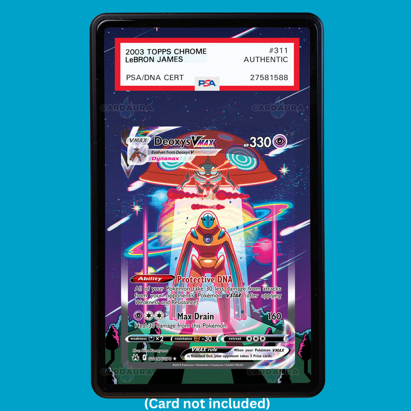 Deoxys VMAX GG45/GG70 Crown Zenith (Graded) Display Case