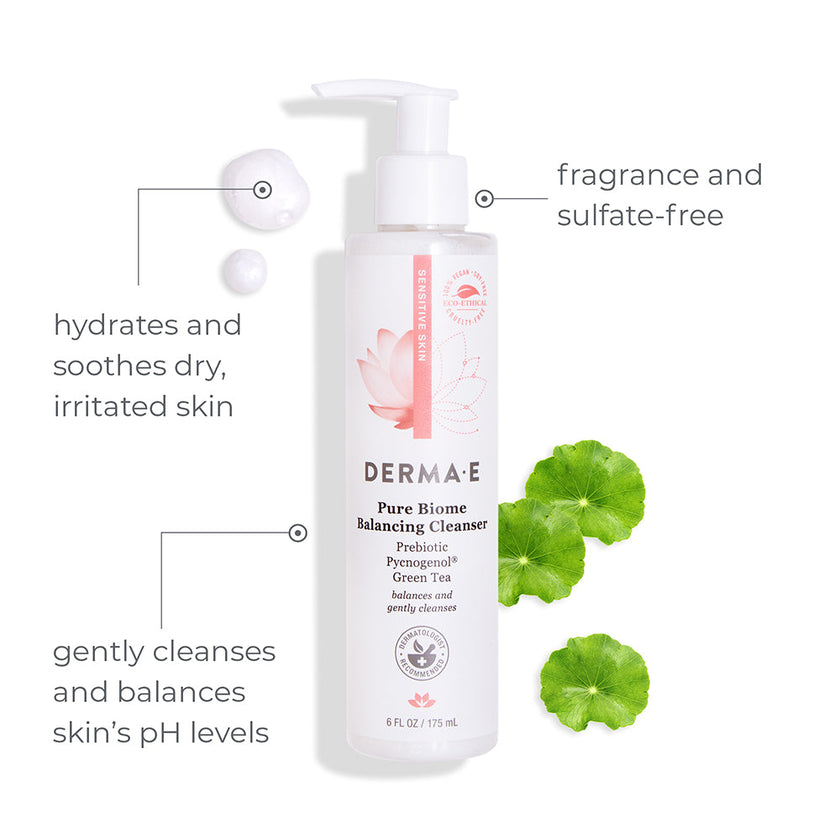 Derma E - Biome Balancing Cleanser - 6 oz / 175 ml