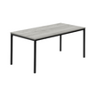 Table de salon en métal noir, gris - Monarch (I3796)