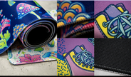 Desk Mat | Blue Bricks