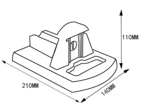 Desktop Table top Guillotine Metal Cigar Cutter