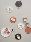 Inka Lunch/Dessert Plate - Pack of 2 - Caramel