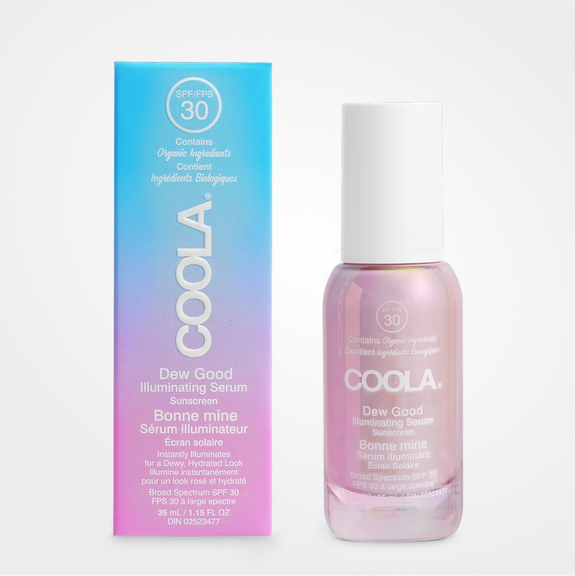 COOLA Dew Good Illuminating Serum Sunscreen with Probiotic Technology SPF 30