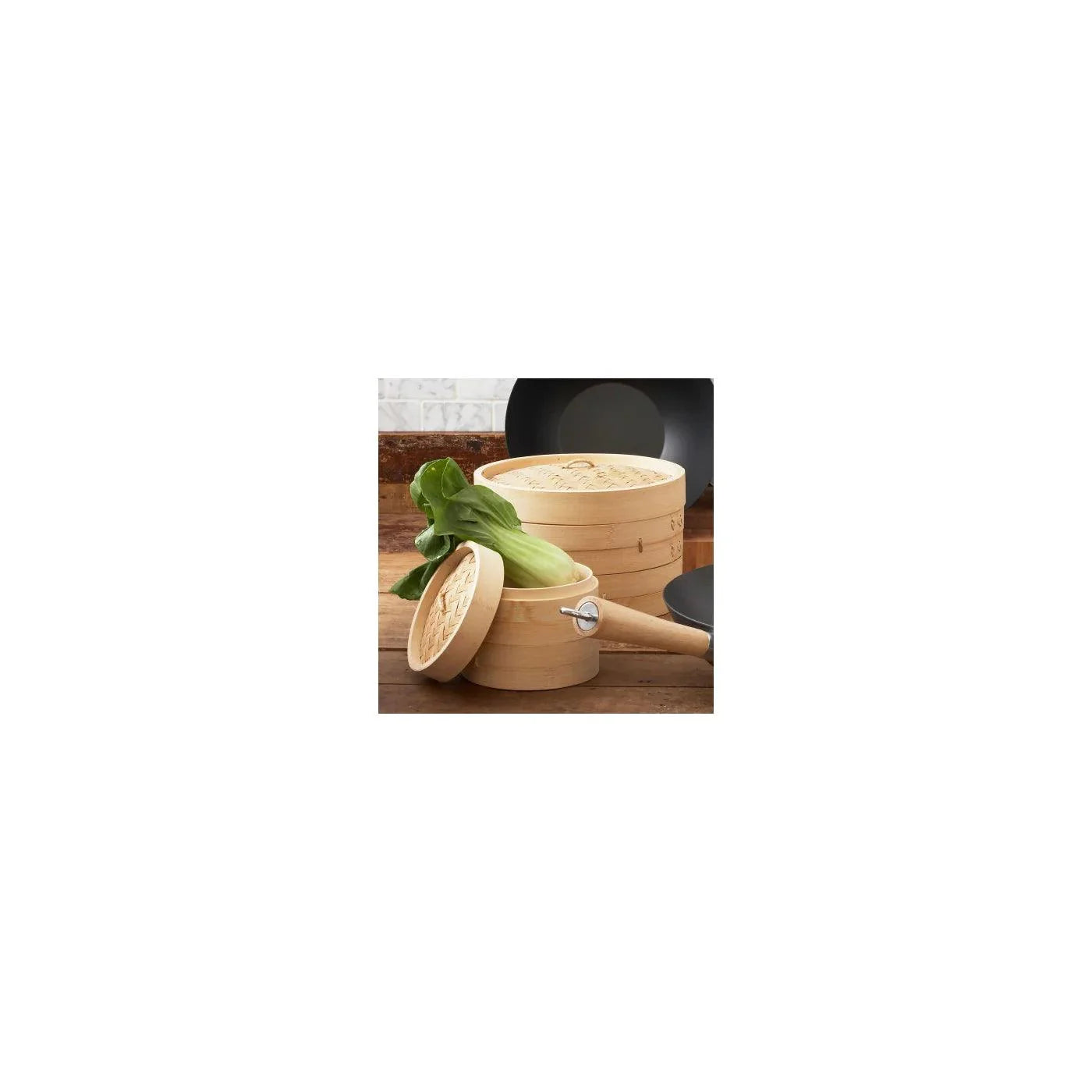 Dexam - Bamboo Steam 2-Tier 25cm/10