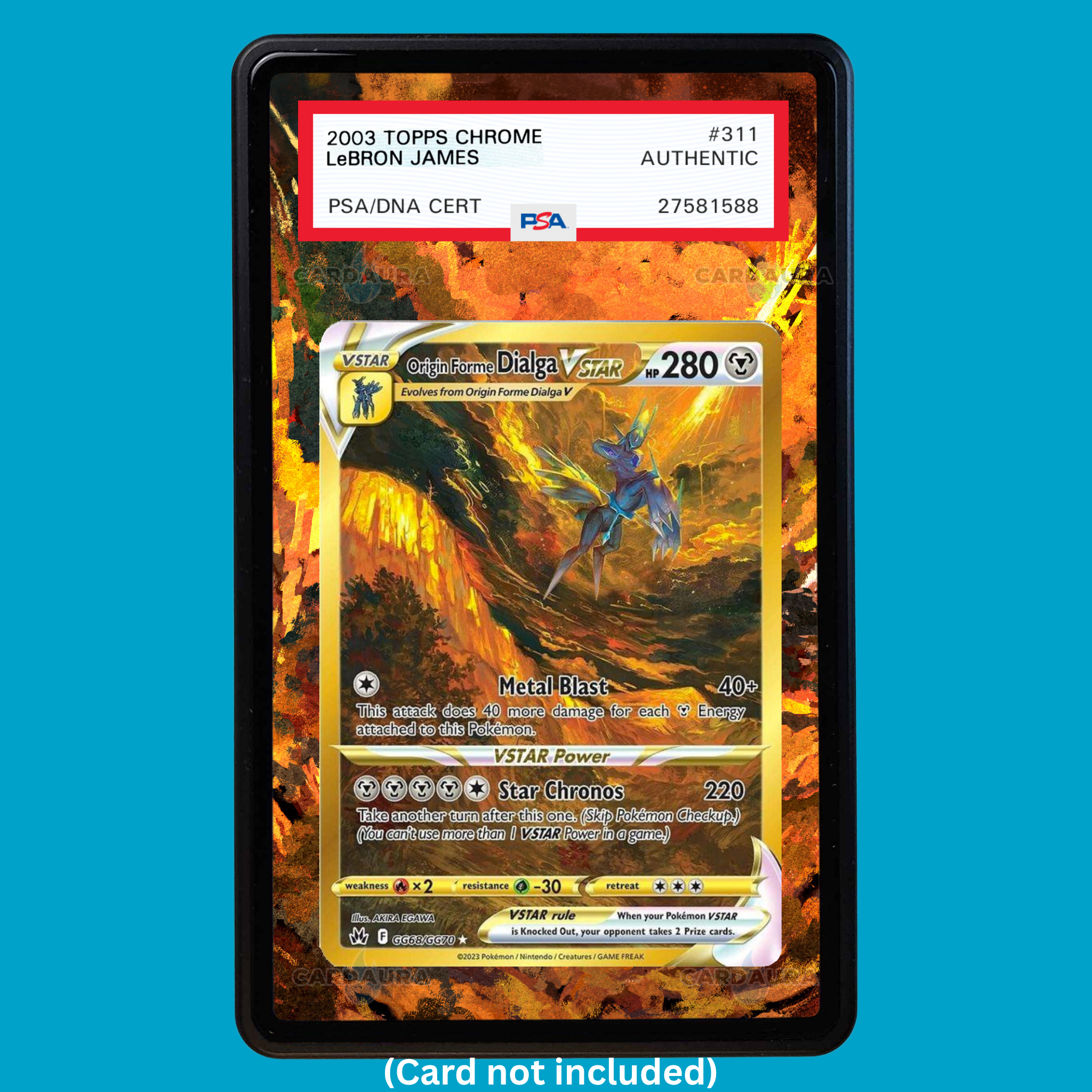 Origin Forme Dialga VSTAR GG68 Crown Zenith (Graded) Display Case
