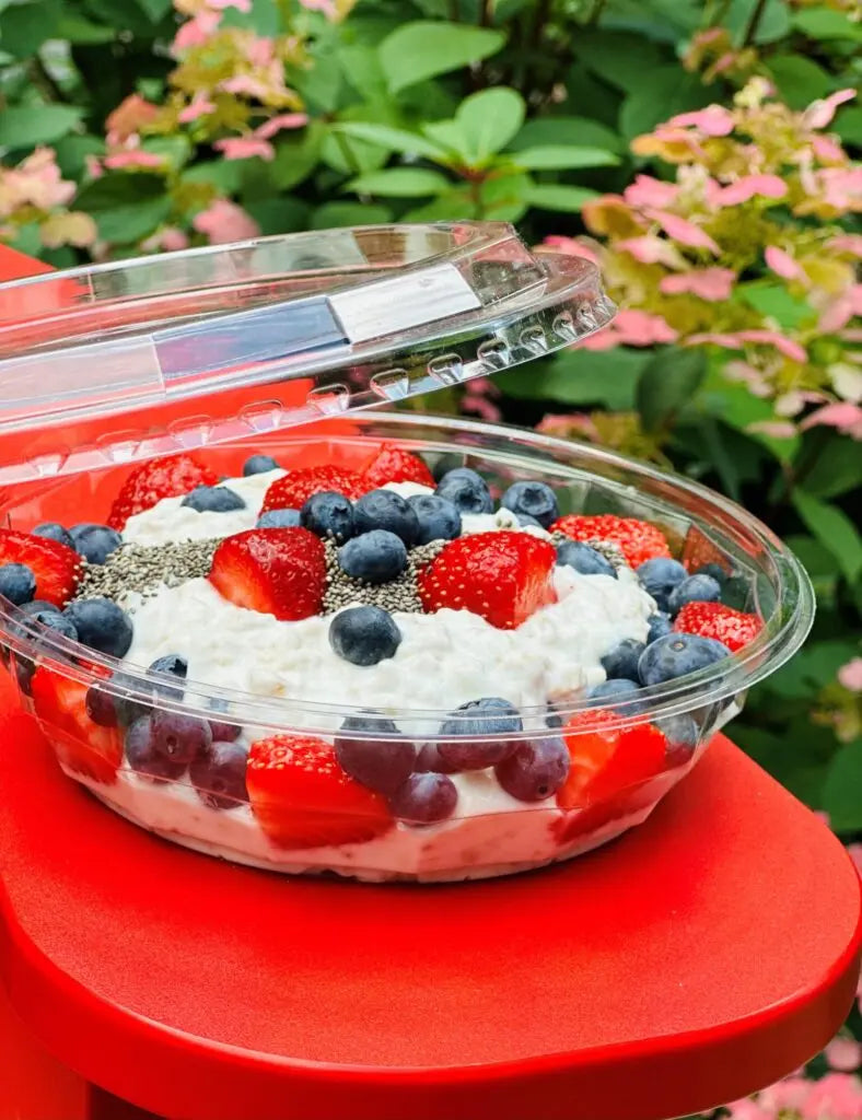 Bol DiamondBowl transparent avec couvercle – 3 formats empilables de 24 à 48 oz