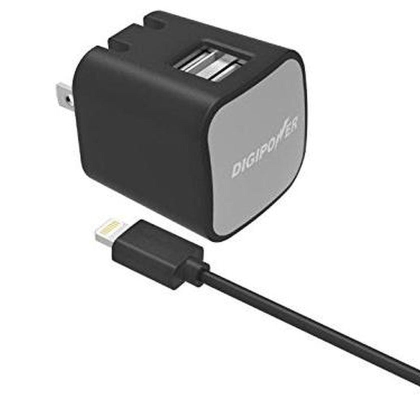 Digipower - Wall Charger 24ampinstaSense with Lightning 5ft