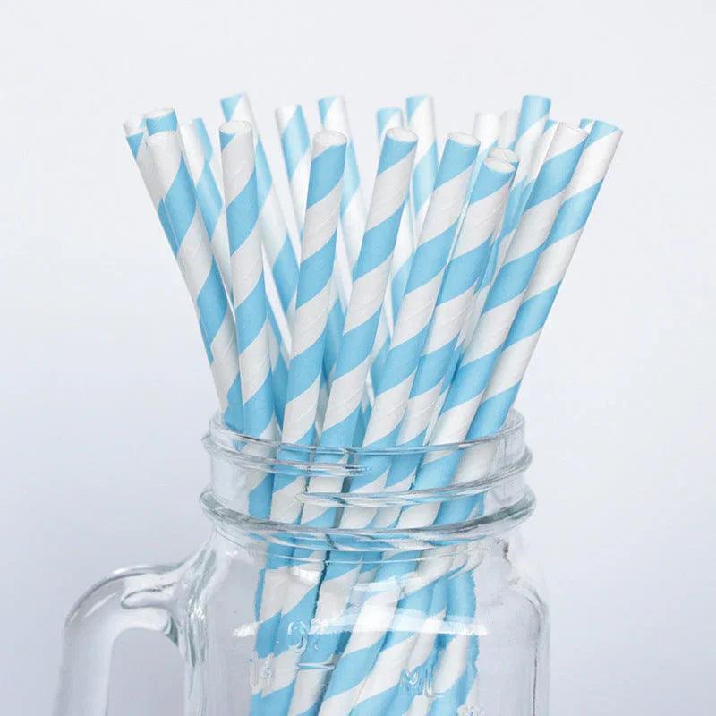 Disposable paper straws