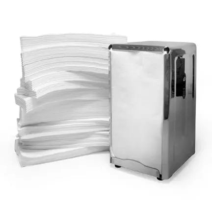 Distributeur en acier inoxydable pour serviettes de papier