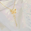 Diy Design Name Personality Unique Butterfly Necklace