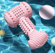 Rubber Dog Chew Toy – Durable Teeth Cleaning Puppy Toy for Aggressive Chewers