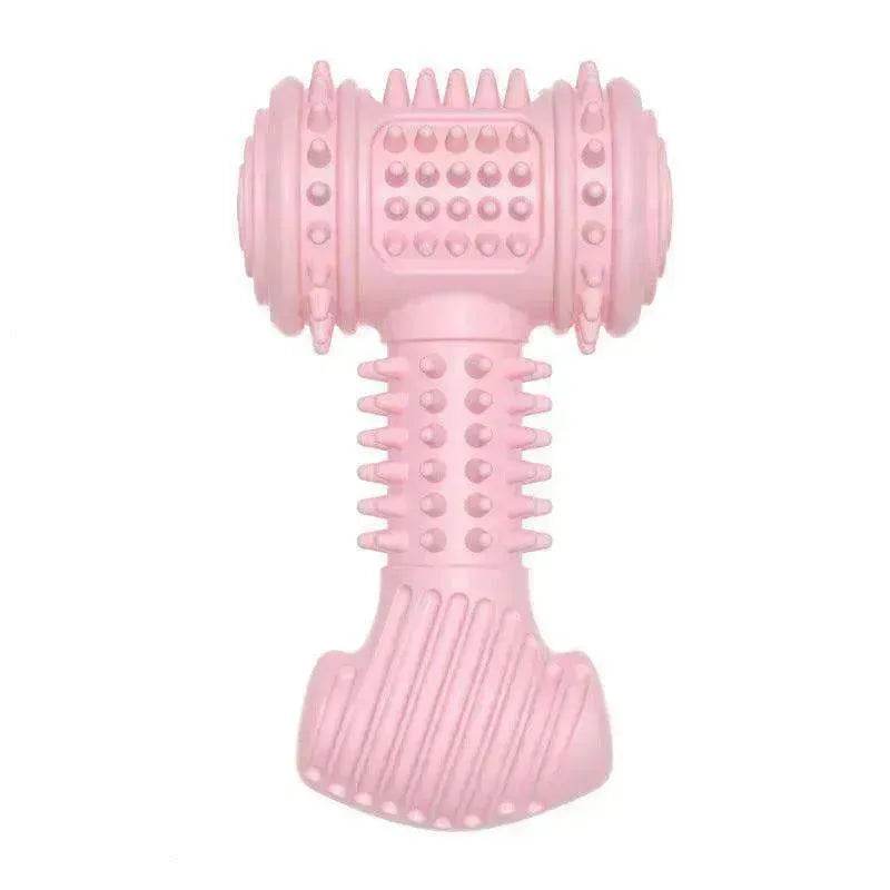 Rubber Dog Chew Toy – Durable Teeth Cleaning Puppy Toy for Aggressive Chewers