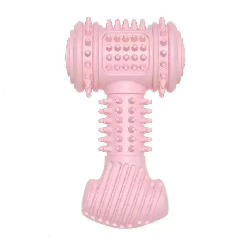 Rubber Dog Chew Toy – Durable Teeth Cleaning Puppy Toy for Aggressive Chewers
